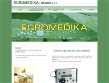 Tablet Screenshot of euromedika.sk